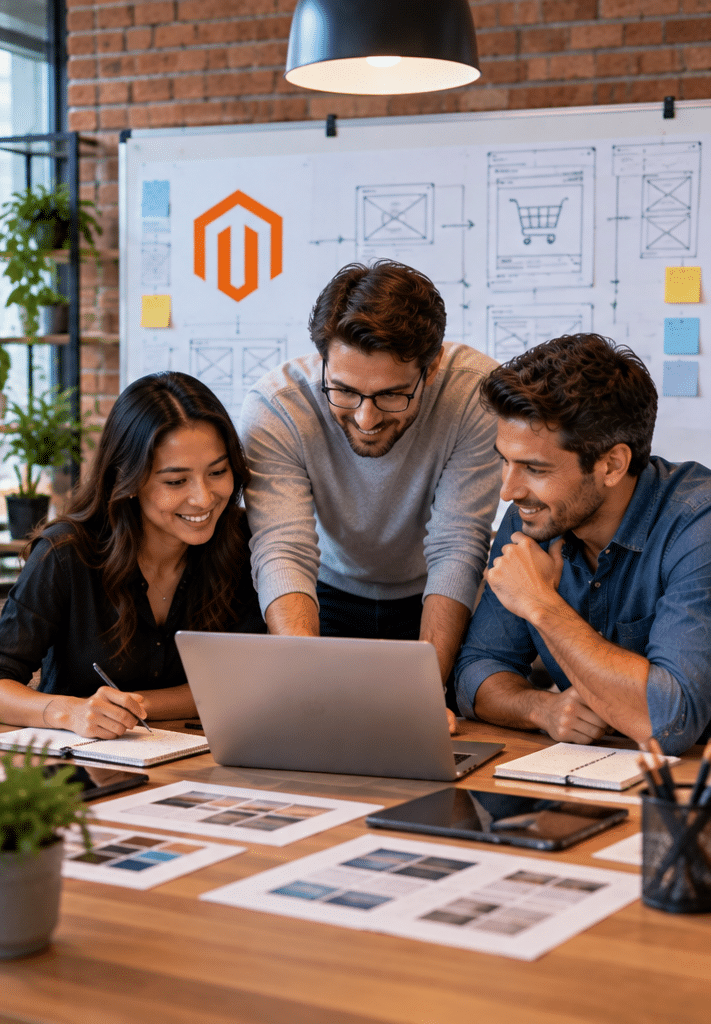 magento website design and development